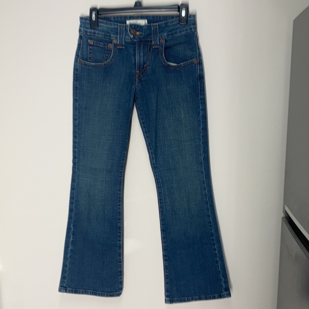 Levi’s flare 515 red tab button flap back pockets size 4P medium - Picture 7 of 15